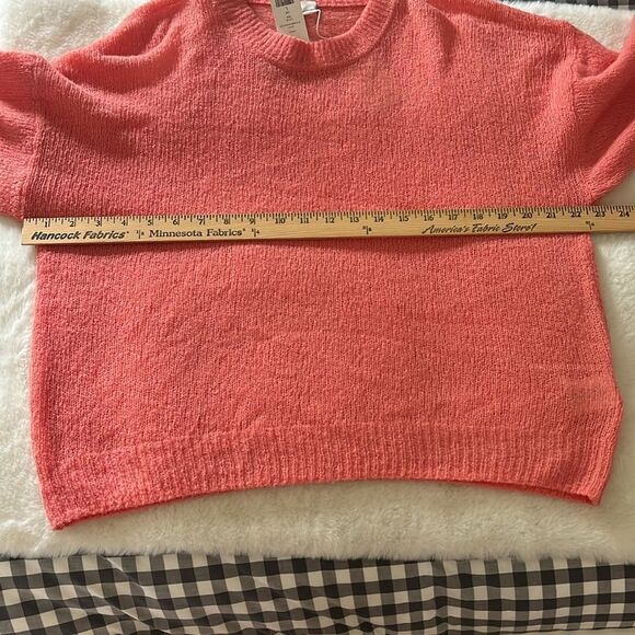 New! JOIE Wool Blend Namio Sweater Button Detail Color: Rose Size Large - Picture 11 of 15